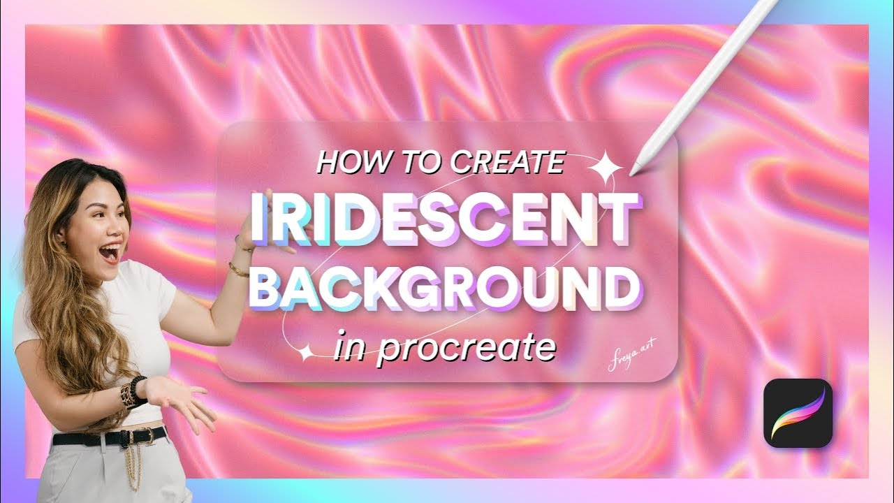 Easy Tutorial in Procreate: How to Create Iridescent Effects - Step by Step ✨
