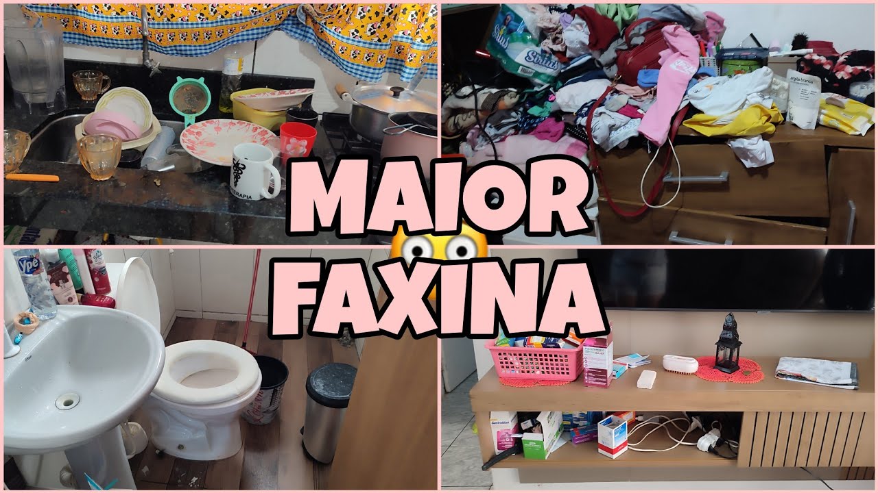 A MAIOR FAXINA do ANO até agora 😢