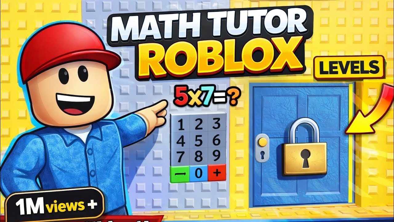 ROBLOX MATH TUTOR LEVELS HOW TO CLEAR // INDONESIA/ BRAZIL 