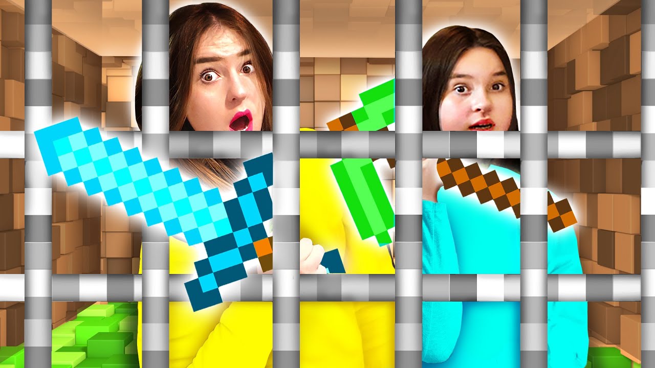 Flucht aus dem Minecraft Gefängnis im wirklichen Leben