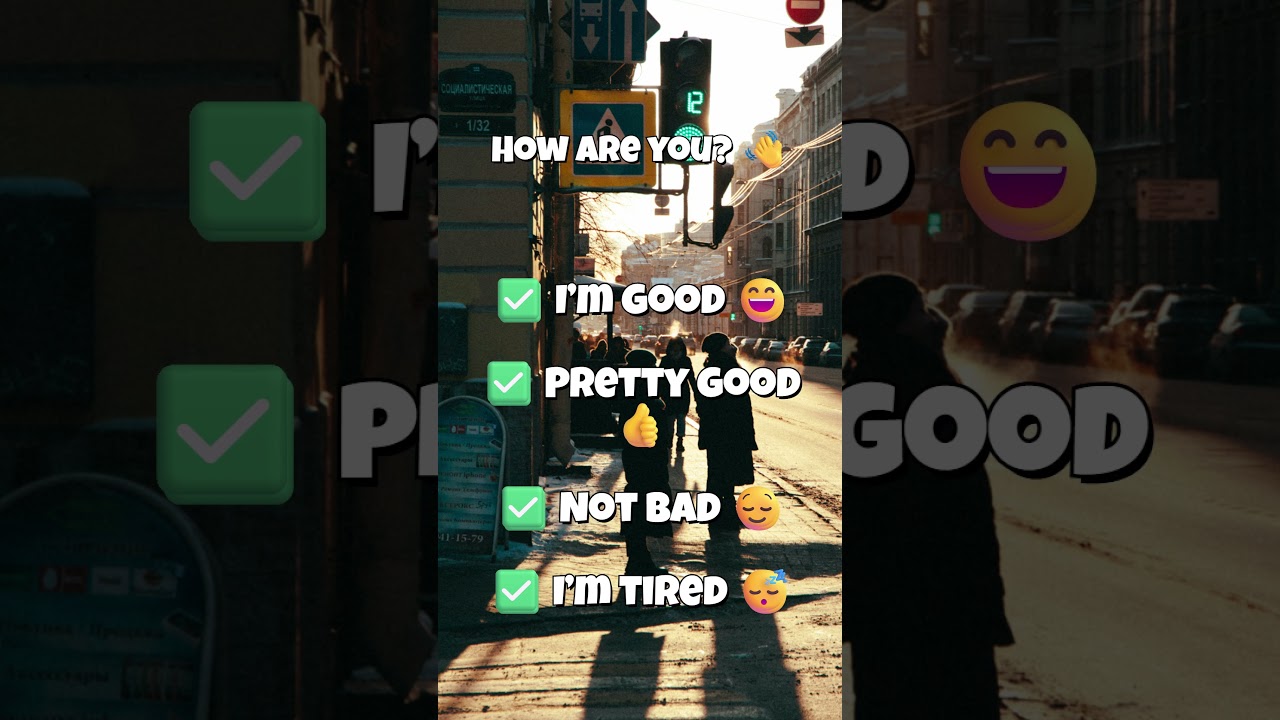 How are you 🤔 Responde como un nativo #aprendeingl&eacute;s #ingles #inglesencasa