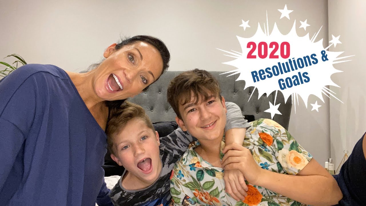 New Year resolutions......The boys and I share our goals for 2020.