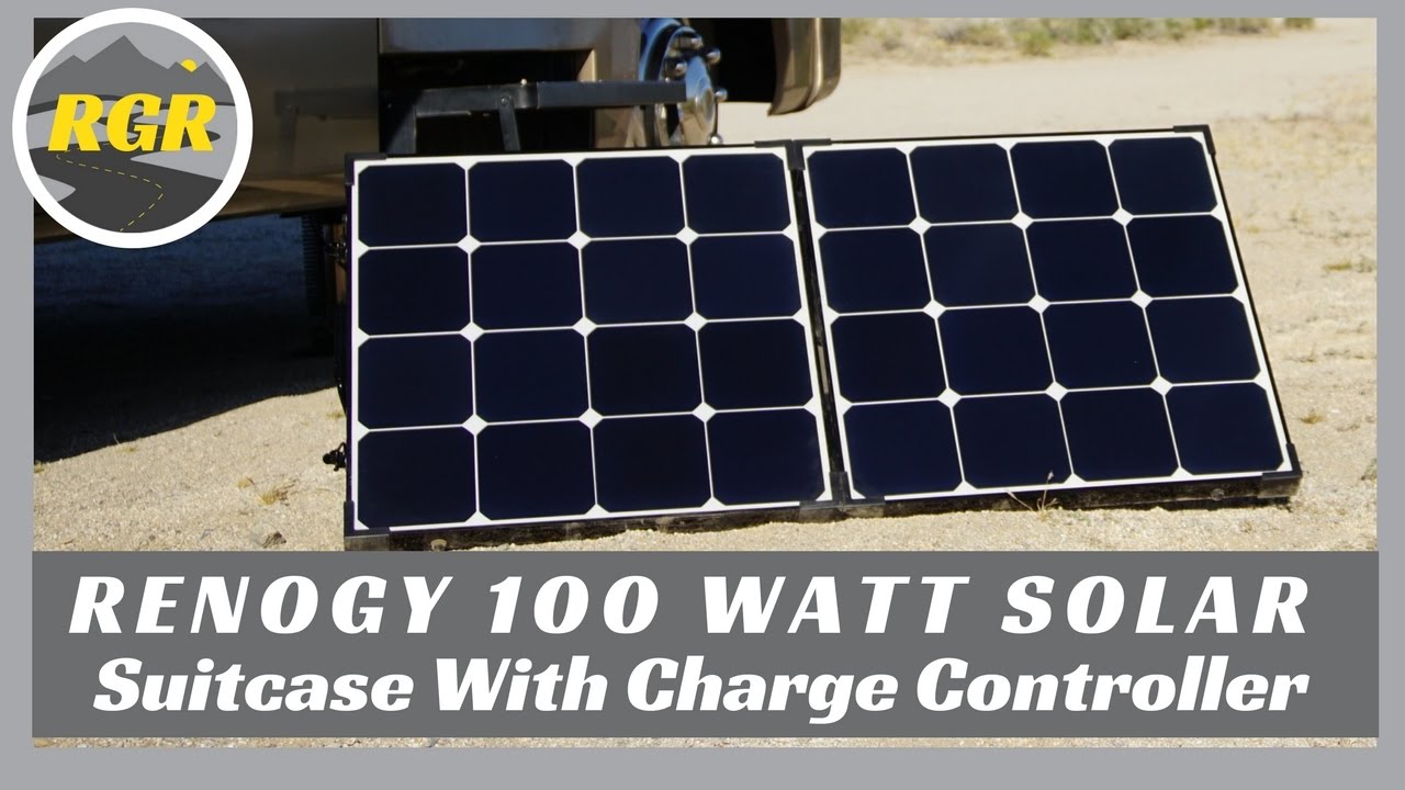 Renogy 100 Watt Solar Suitcase with Charge Controller | Product Review | Portable Solar Solution