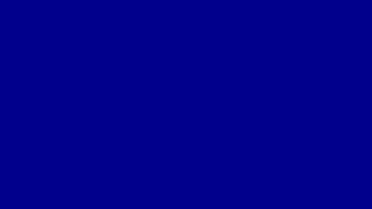 Deep Dark Blue Screen
