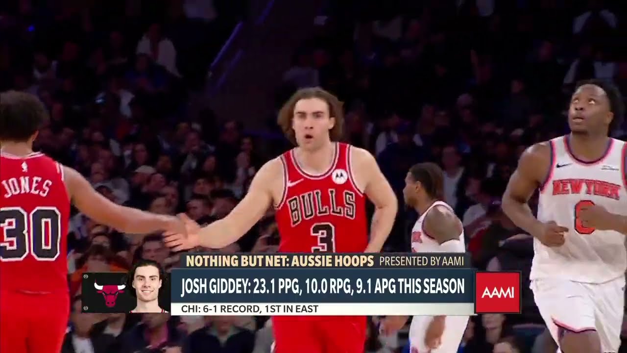 Chicago Bulls assistant Damian Cotter on Josh Giddey enjoying hoops and the early season success