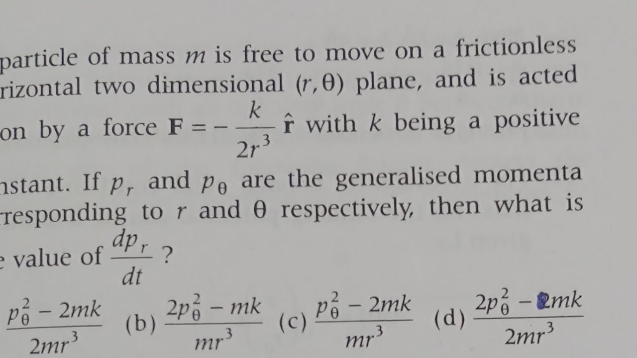 Gate physics  problem solving Lagrangian and Hamiltonian