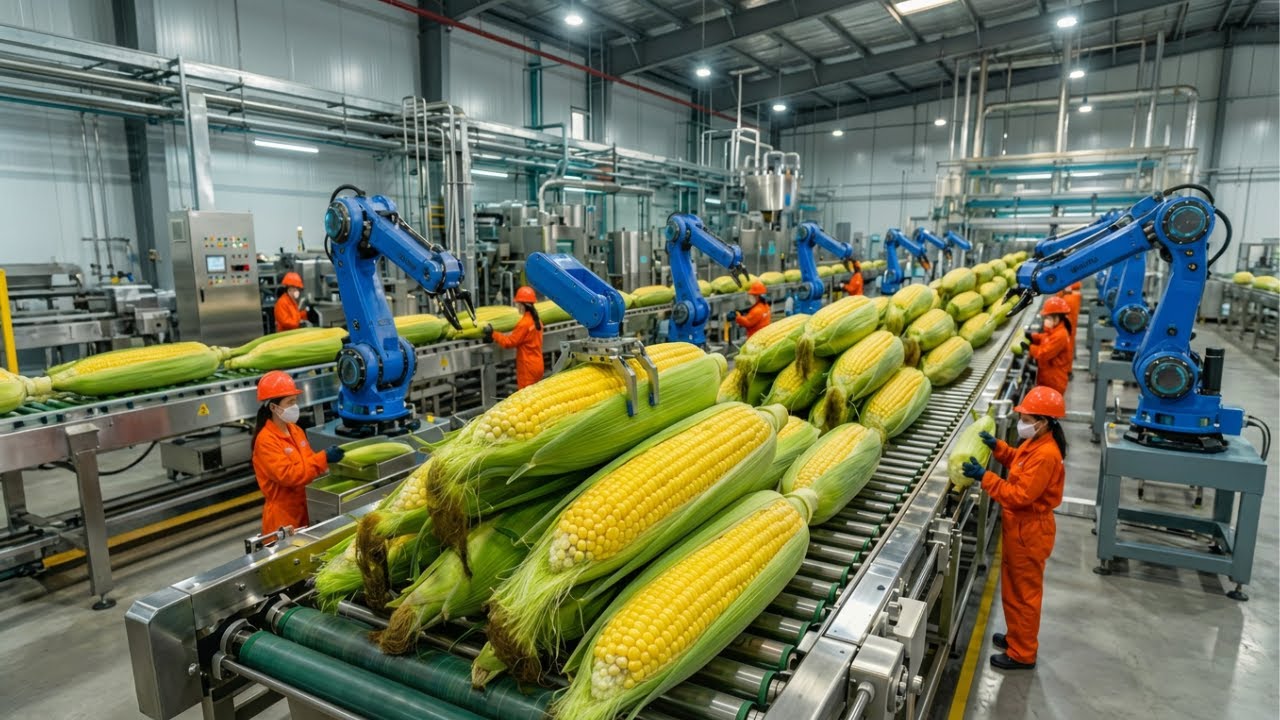 Inside A Modern Corn Factory: From Raw Corn To Pure Corn Syrup (Full Process)