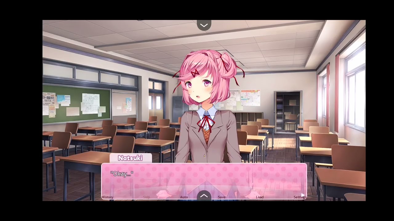 What happens if you choose Natsuki to help? - Doki Doki Literature Club! on (Android) - Gameplay