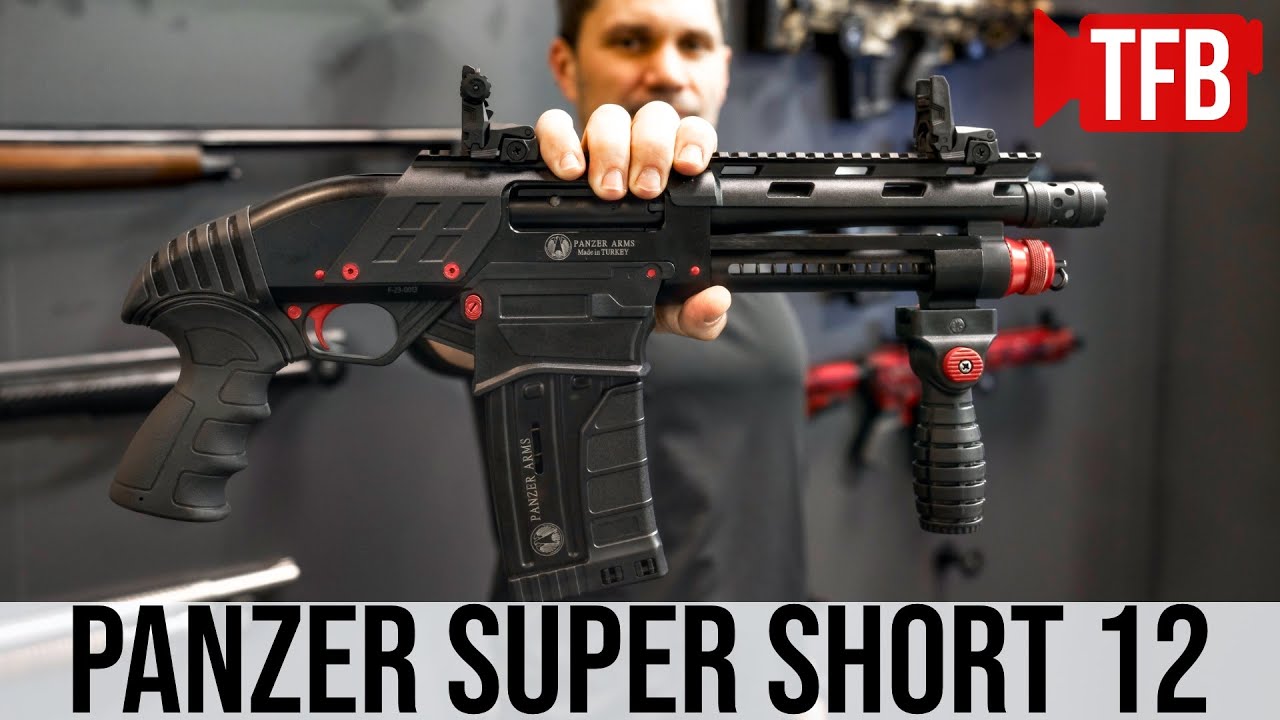 Spring-loaded Shorty Shotgun: Panzer Arms Super Short SS12