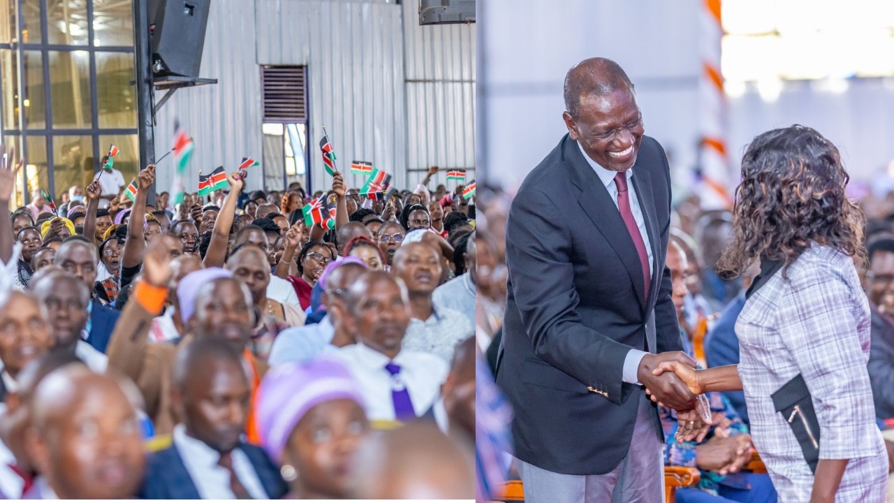 Wamwangi’s Funny Words Leave President William Ruto in Uncontrollable Laughter 😂