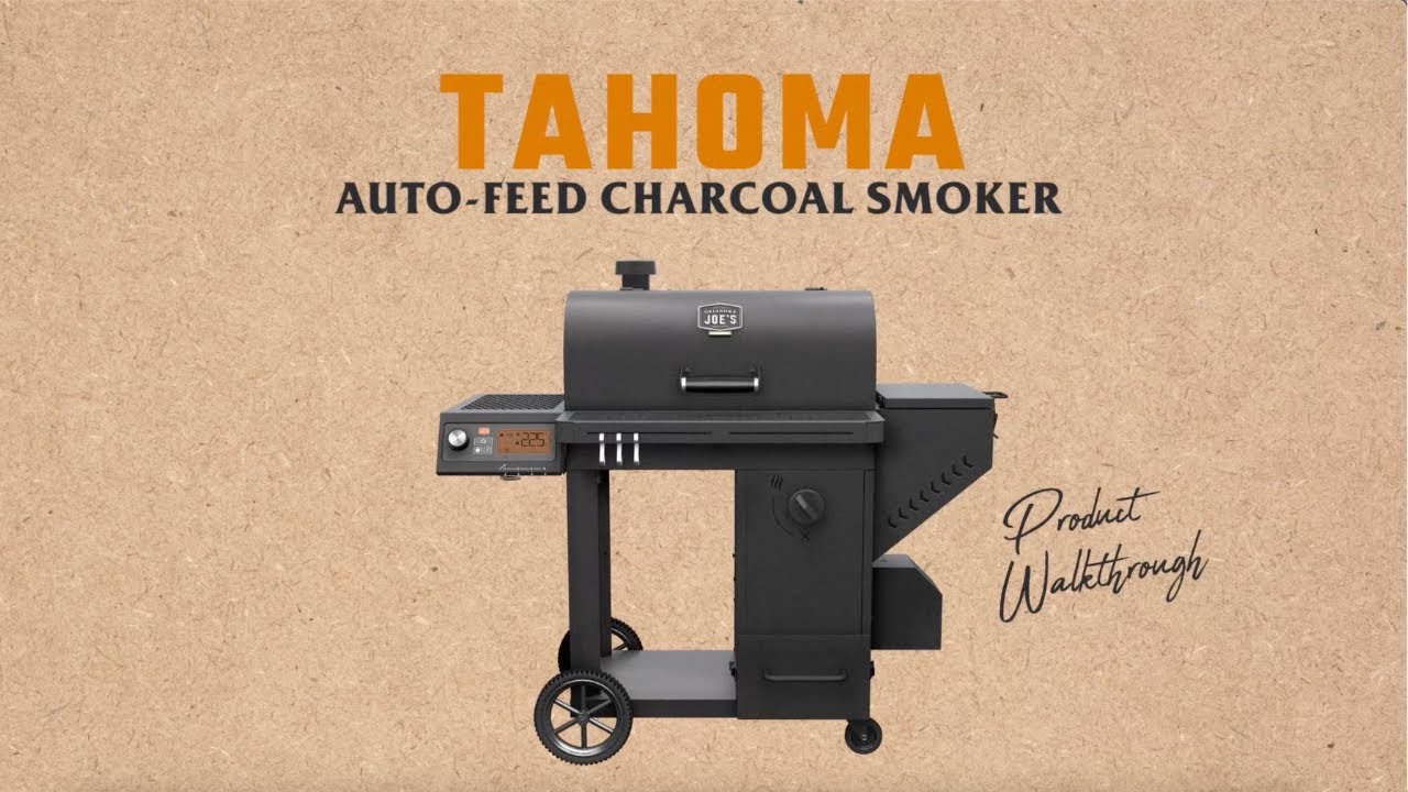 Tahoma™ Auto-Feed Charcoal Smoker & Grill - Product Walkthrough | Oklahoma Joe's®️