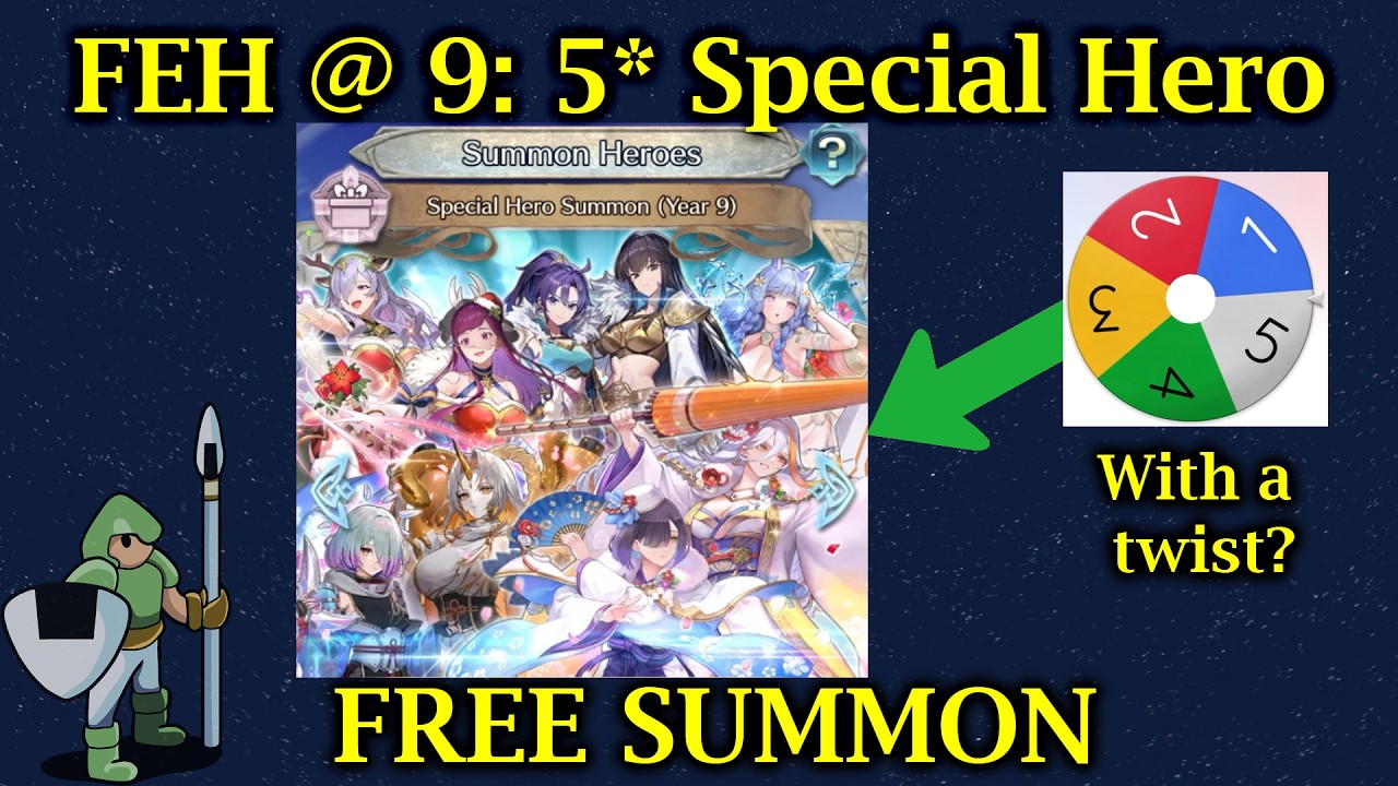 FEH 9th Anniversary! Free 5* Alt Hero But I Can't Pick a Color | TheRiceKnight in Gacha Hell