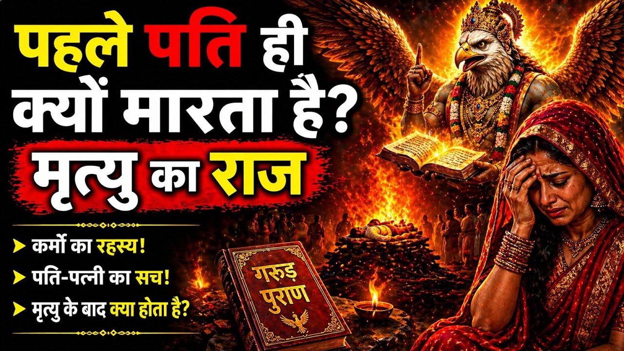 पति पहले क्यों मरता है? | Garuda Purana ka Chaukane Wala Rahasya | Karma aur Rin ka Rahasya