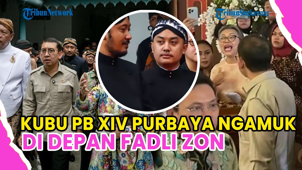 KISRUH! DETIK-DETIK KUBU PB XIV PURBAYA NGAMUK KE FADLI ZON SAAT SERAHKAN SK DI KERATON SOLO
