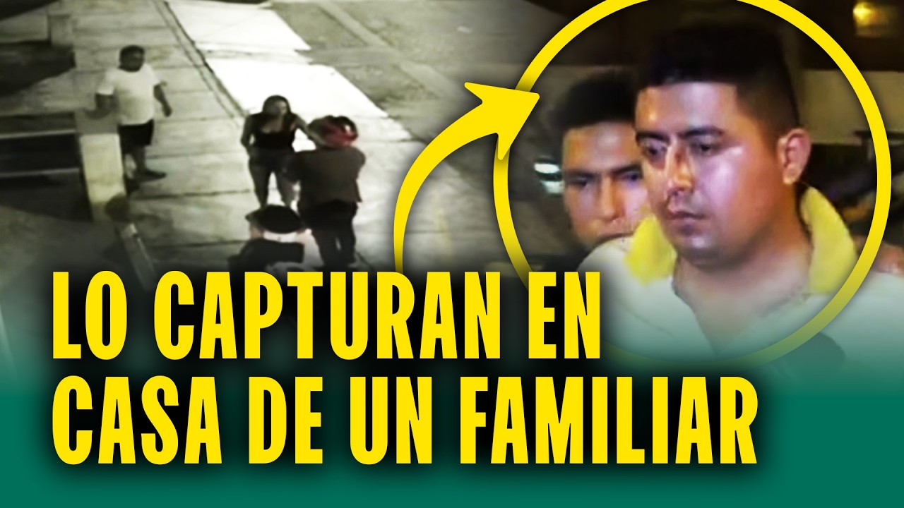 Se escondió en la casa de un familiar: Así cayó policía que disparó a hombre en la calle