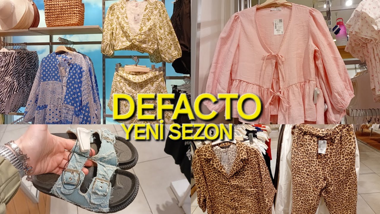 DEFACTO YENİ SEZON🛍YEPYENİ İNDİRİMLİ ÜRÜNLER ‼️