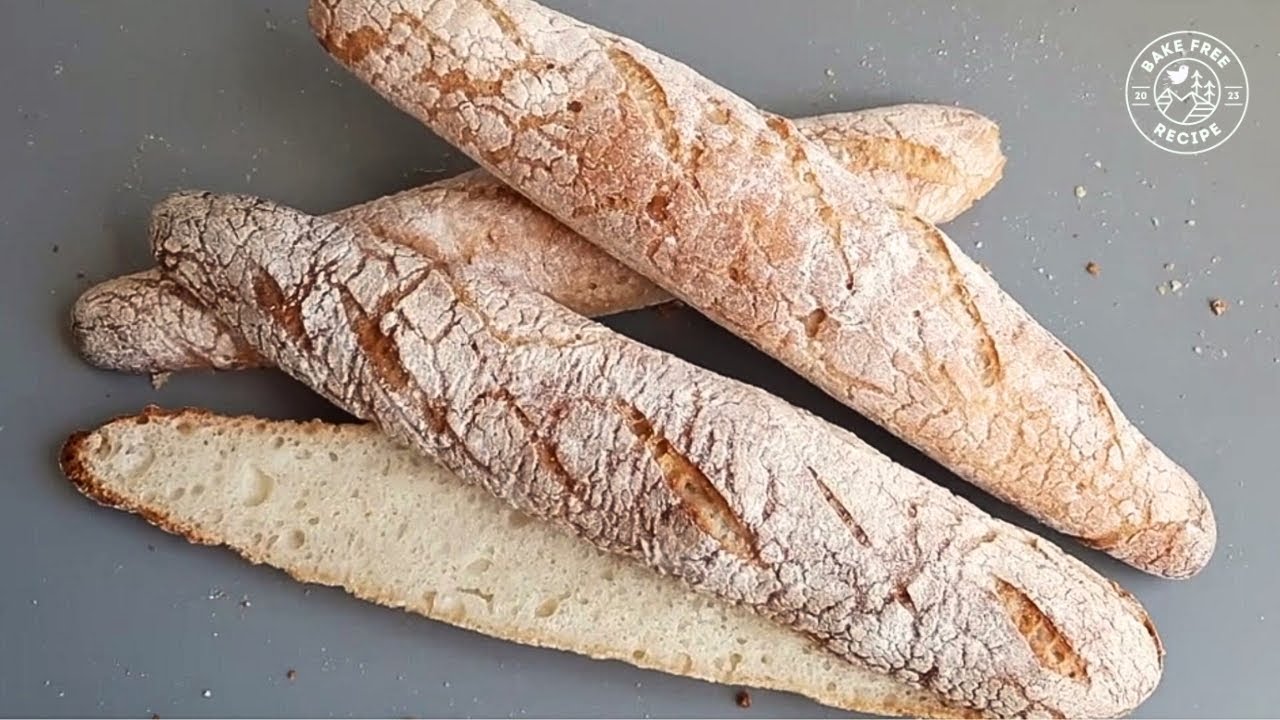 Insane Gluten Free French Baguette (Just Water, No Dairy)