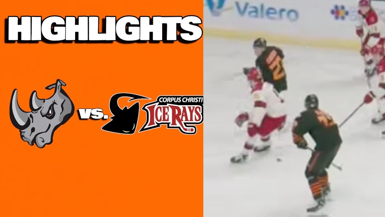 El Paso Rhinos vs. Corpus Christi Ice Rays (3/27/26) Highlights 