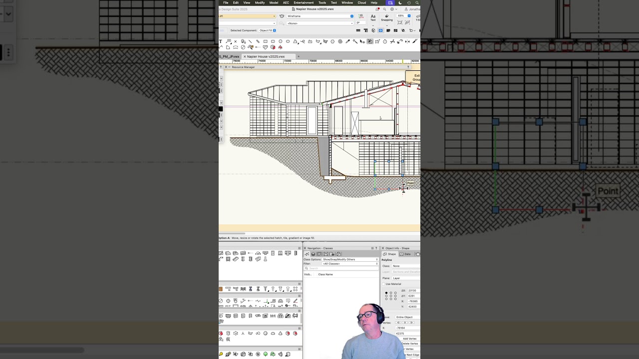 Quickly change the scale of your hatches  #vectorworks #jonathanpickup