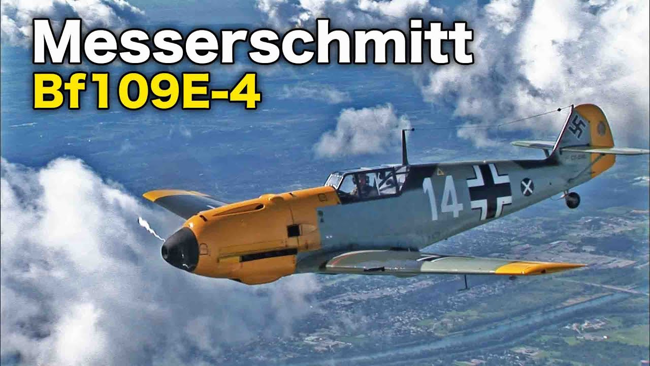 【空の名機】メッサ―シュミットBf109／Messerschmitt Bf109E-4【Legendary Fighter】