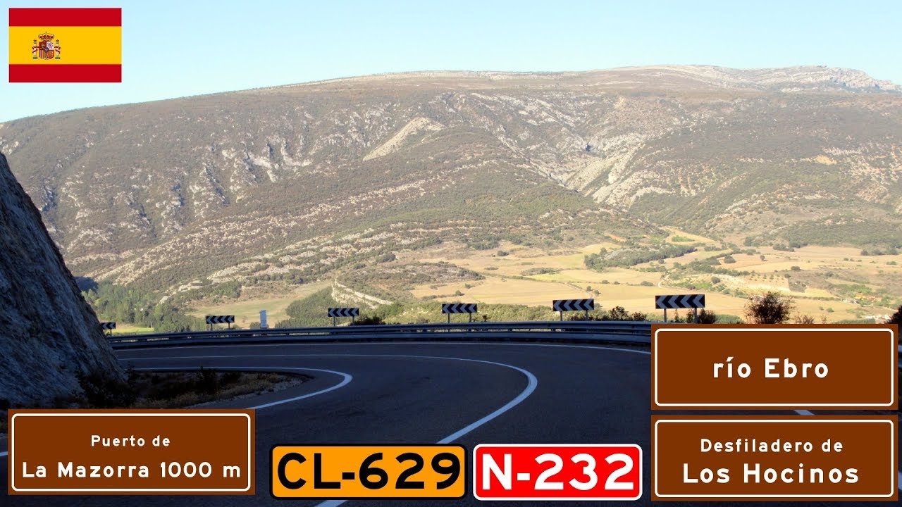 Spain: CL-629 / N-232 Mazorra Pass + Ebro Canyon