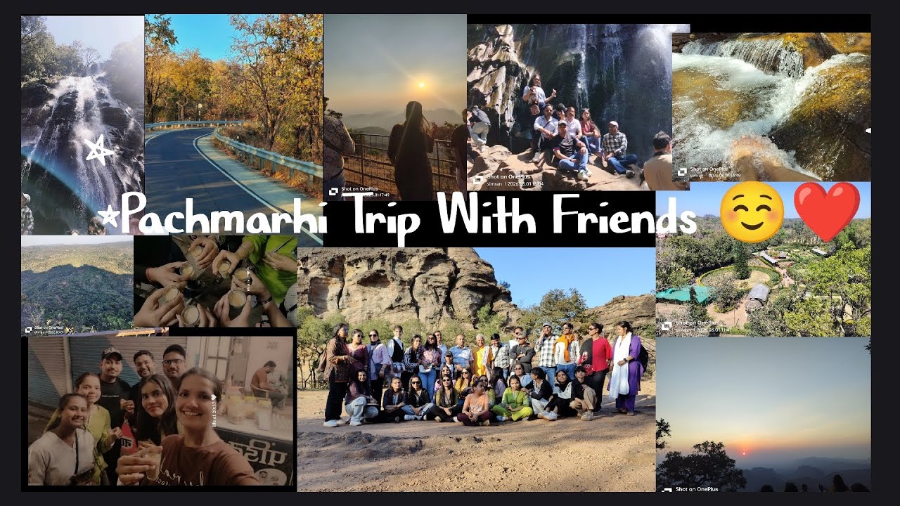 Friends Trip to Pachmarhi 😍 | Full 20 Min Travel Vlog | Hidden Beauty of MP ||  Mini Shimla of MP🥰📸