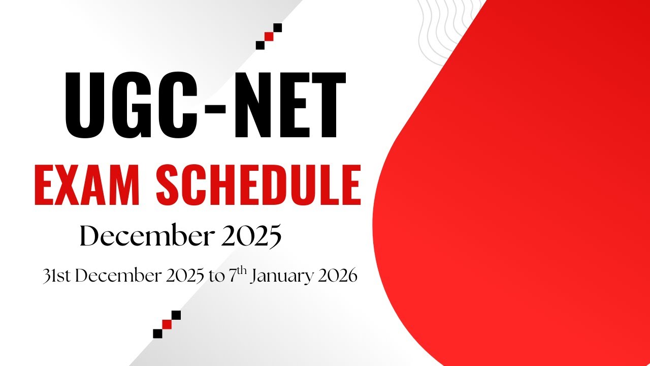 UGC NET Exam Schedule 2025–26 | Exam Dates from 31 Dec to 7 Jan | Shift & Subject | HustleWithRishu