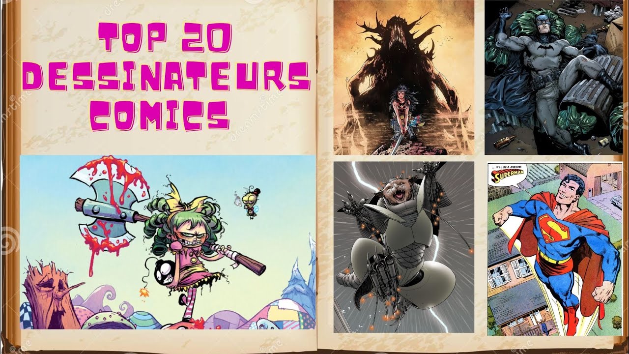 Top 20 de mes dessinateurs de comics