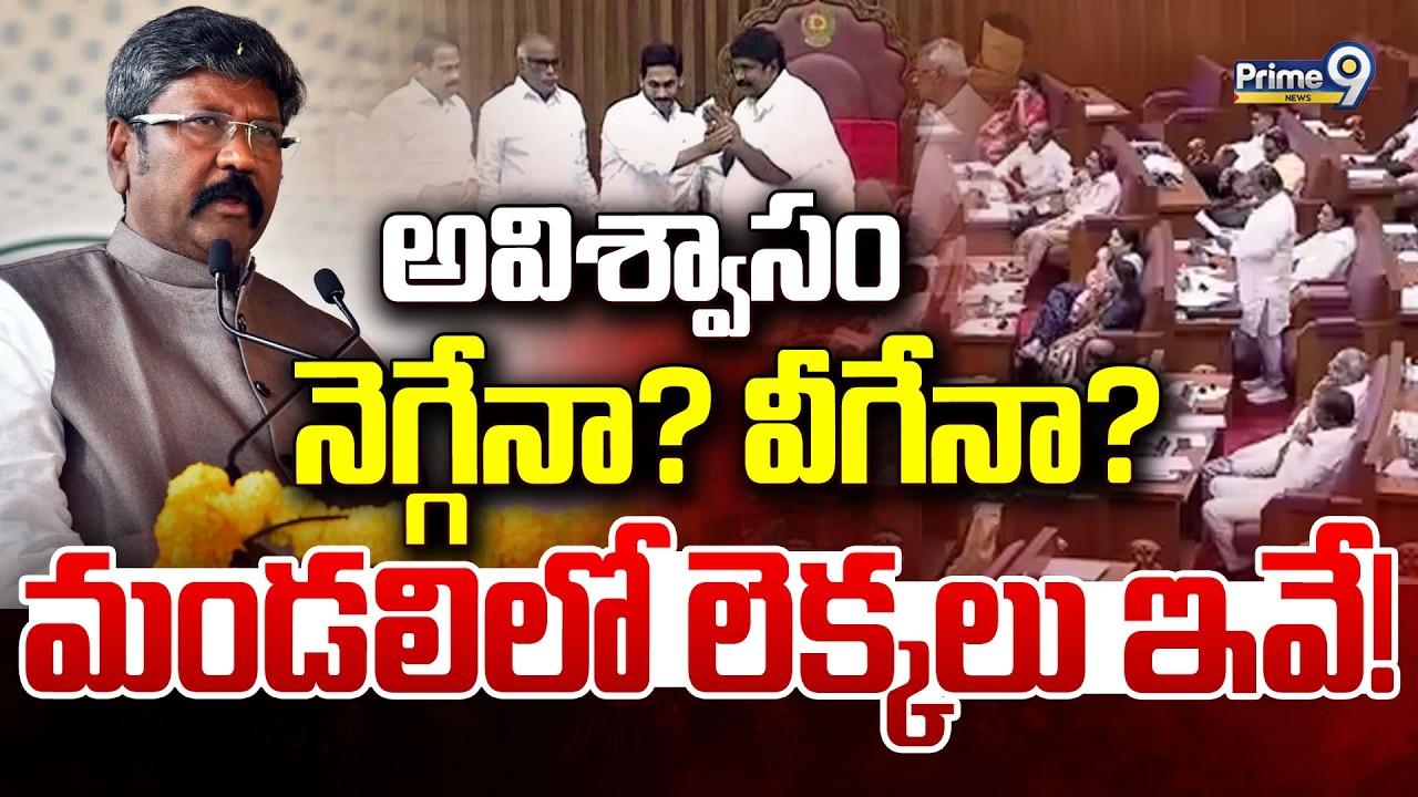అవిశ్వాసం నెగ్గేనా? వీగేనా? మండలిలో లెక్కలు ఇవే! | AP Legislative Council | Koyye Moshenu Raju