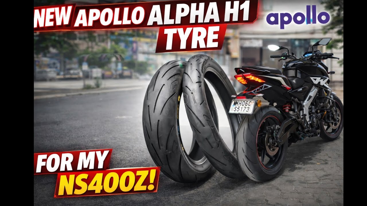 Upgrading old MRF tyres to new apollo alpha H1 tyres on my ns400z 