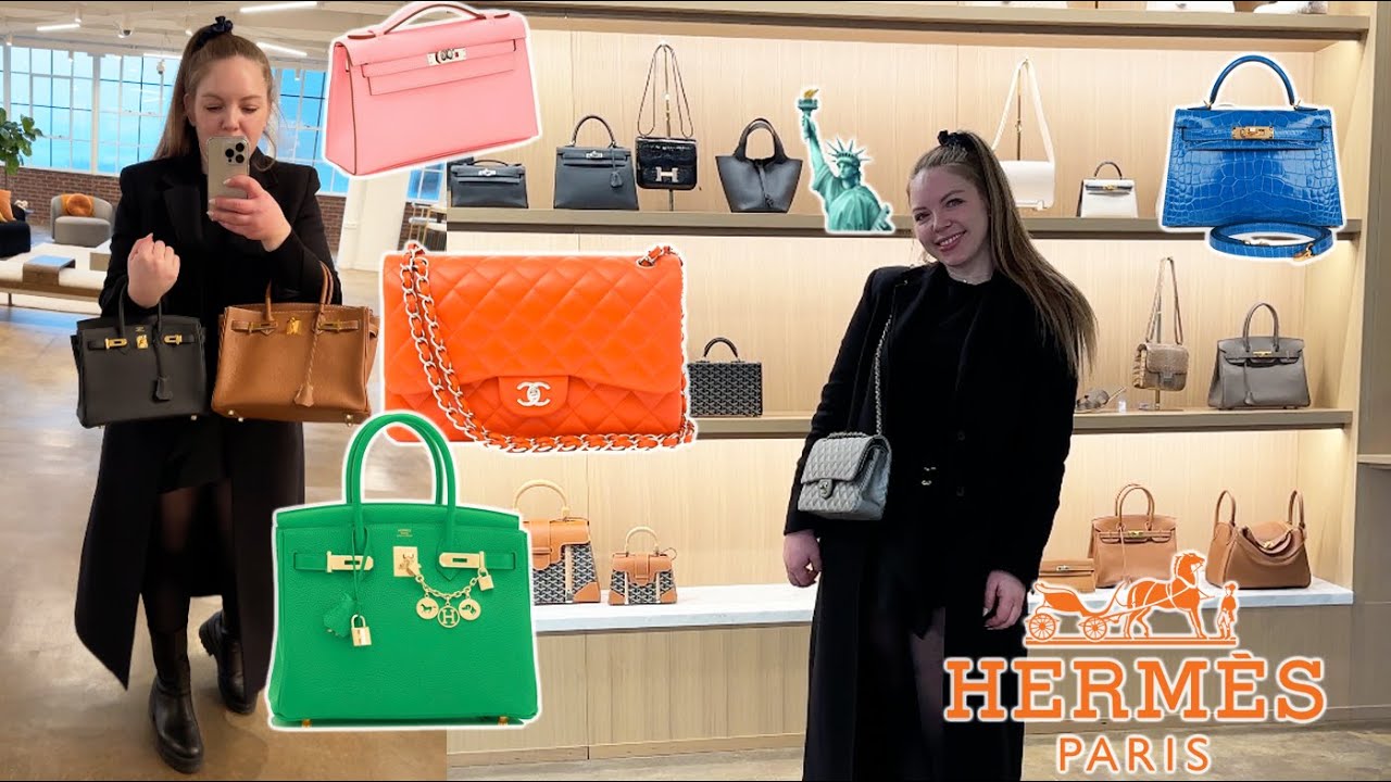 NEW YORK HERMES & CHANEL LUXURY SHOPPING VLOG + Rolex and Audemars Piguet at Fashionphile