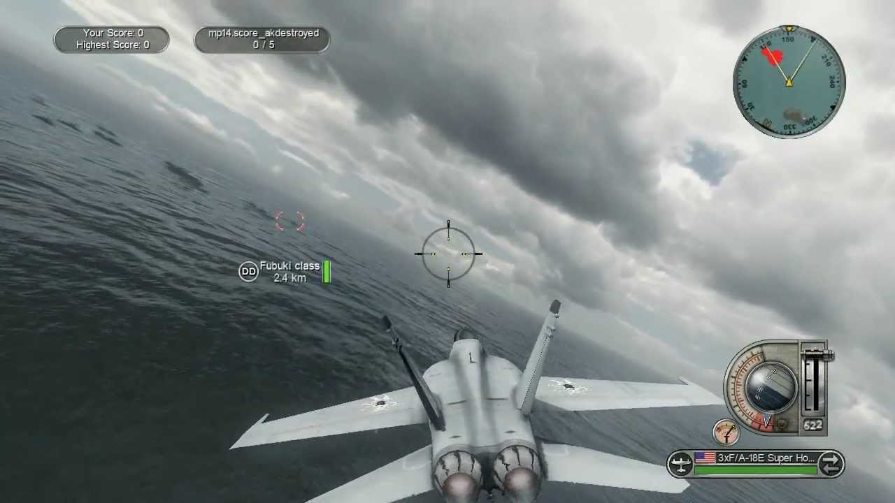 Battlestations Pacific F/A-18 GPU-5/A close air support