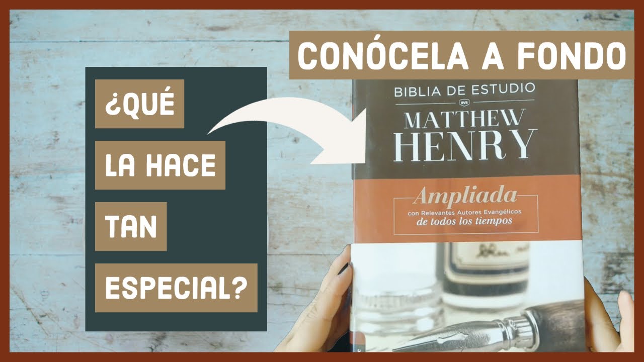 RESEÑA l BIBLIA DE ESTUDIO MATTHEW HENRY l ✅UNA DE LAS MÁS COMPLETAS
