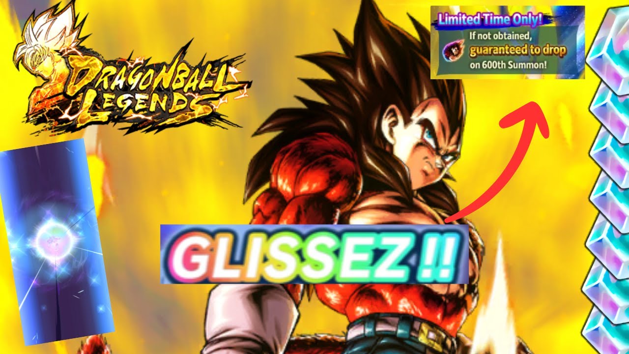 UNE PITY SUR LES ULTRAS???!! Invocation Vegeta SSJ4 ULTRA (DB legends)