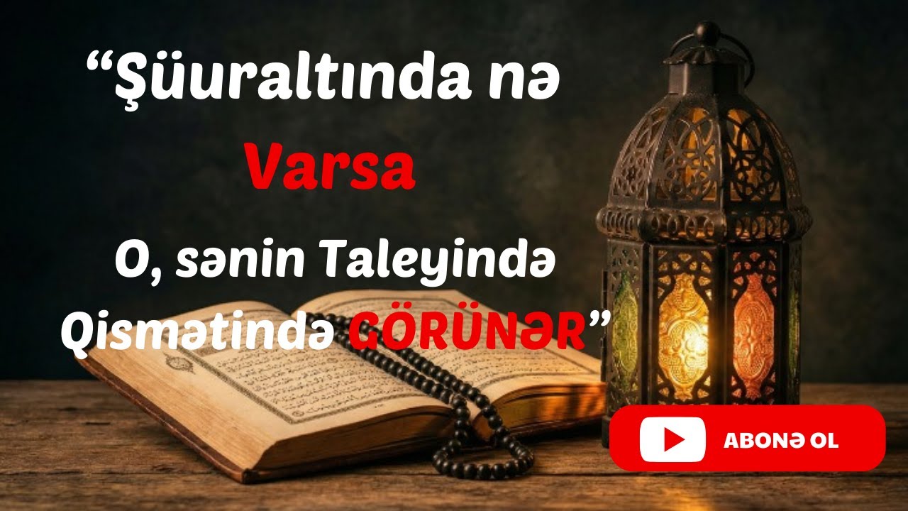 Bunu izlə Düşüncələrini Dəyiş, Tale Səni Möcüzələrə Aparacaq