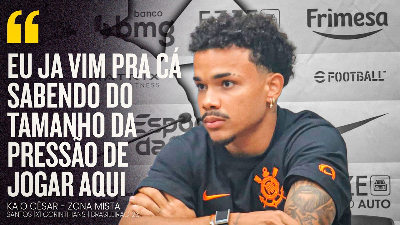 VOLTA DE LESÃO, EMPATE NO CLÁSSICO COM ASSISTÊNCIA E COBRANÇA DAS TORCIDAS: ZONA MISTA DE KAIO CÉSAR