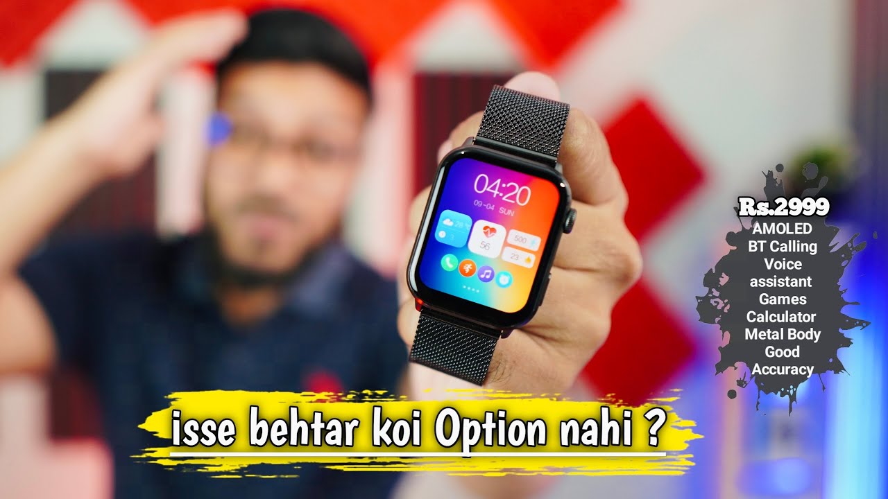 This is Best Amoled+Calling smartwatch under 3000 | Fitshot Crystal Detailed Review 🔥