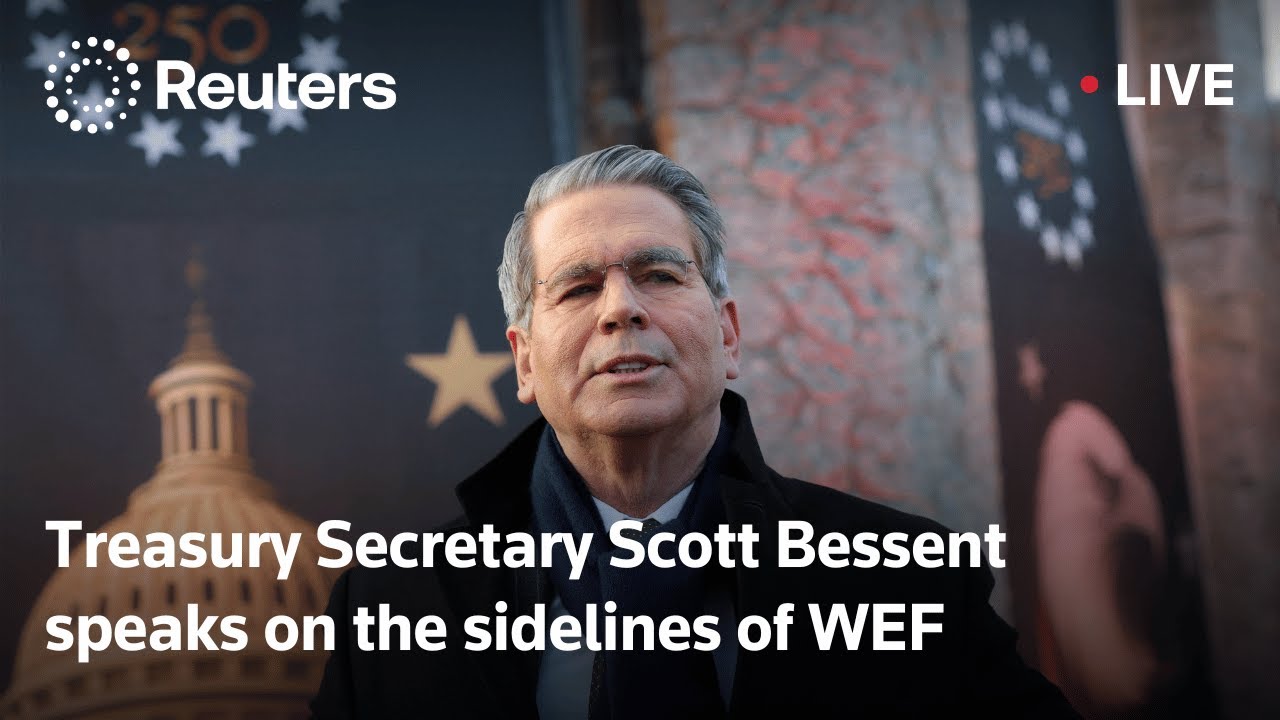 LIVE: Treasury Secretary Scott Bessent speaks on the sidelines of WEF | REUTERS