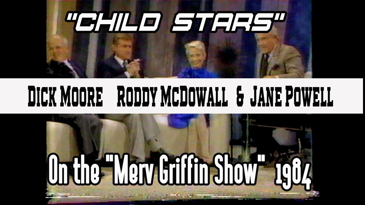Dick Moore, Roddy McDowall and Jane Powell - Merv Griffin Show -1984
