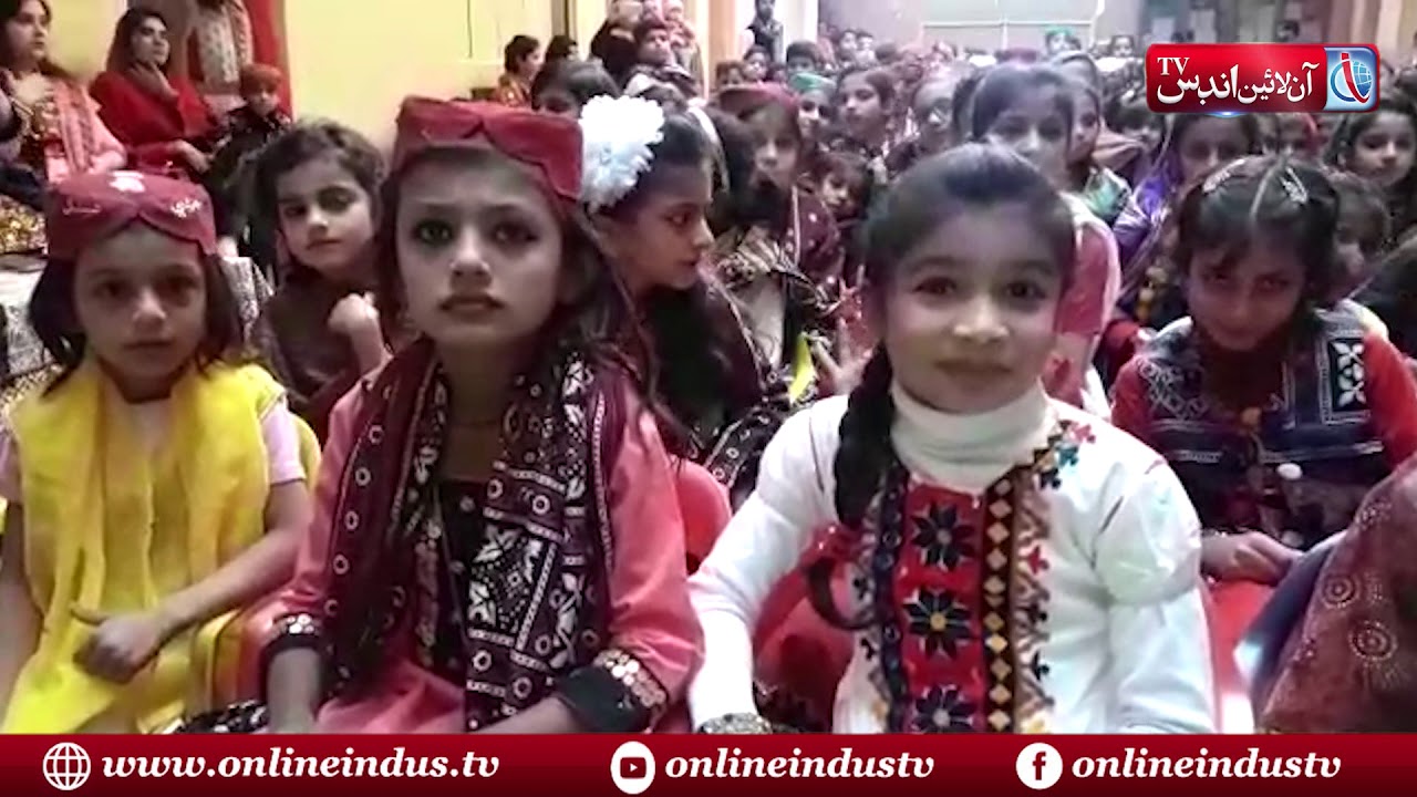Jamshoro : Maria Millennium  school celebrating culture day
