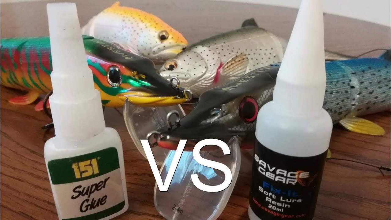 Czym kleić przynęty gumowe . Super Glue VS Savage Gear Fix IT