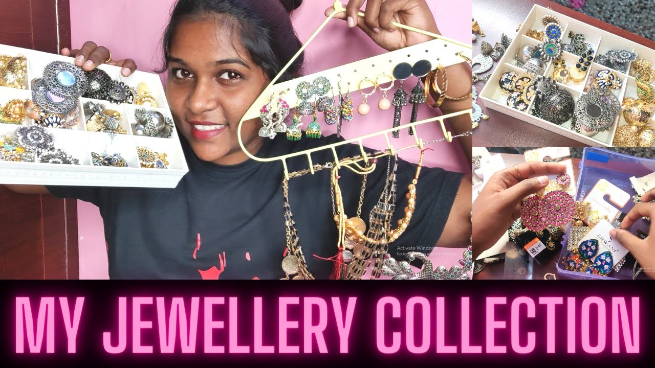 My Jewellery collection 2021 💕 | Earring collection ❤️ | Jewellery organization video in tamil ❣️