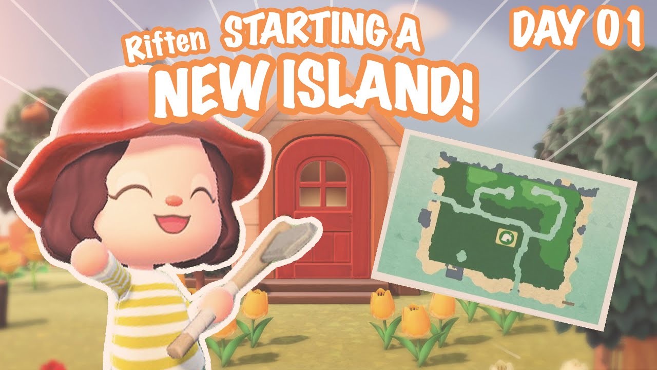 A NEW ISLAND! 🍂 DAY 01 + Villager Hunt | Riften: Fall + Skyrim Island | Animal Crossing New Horizons