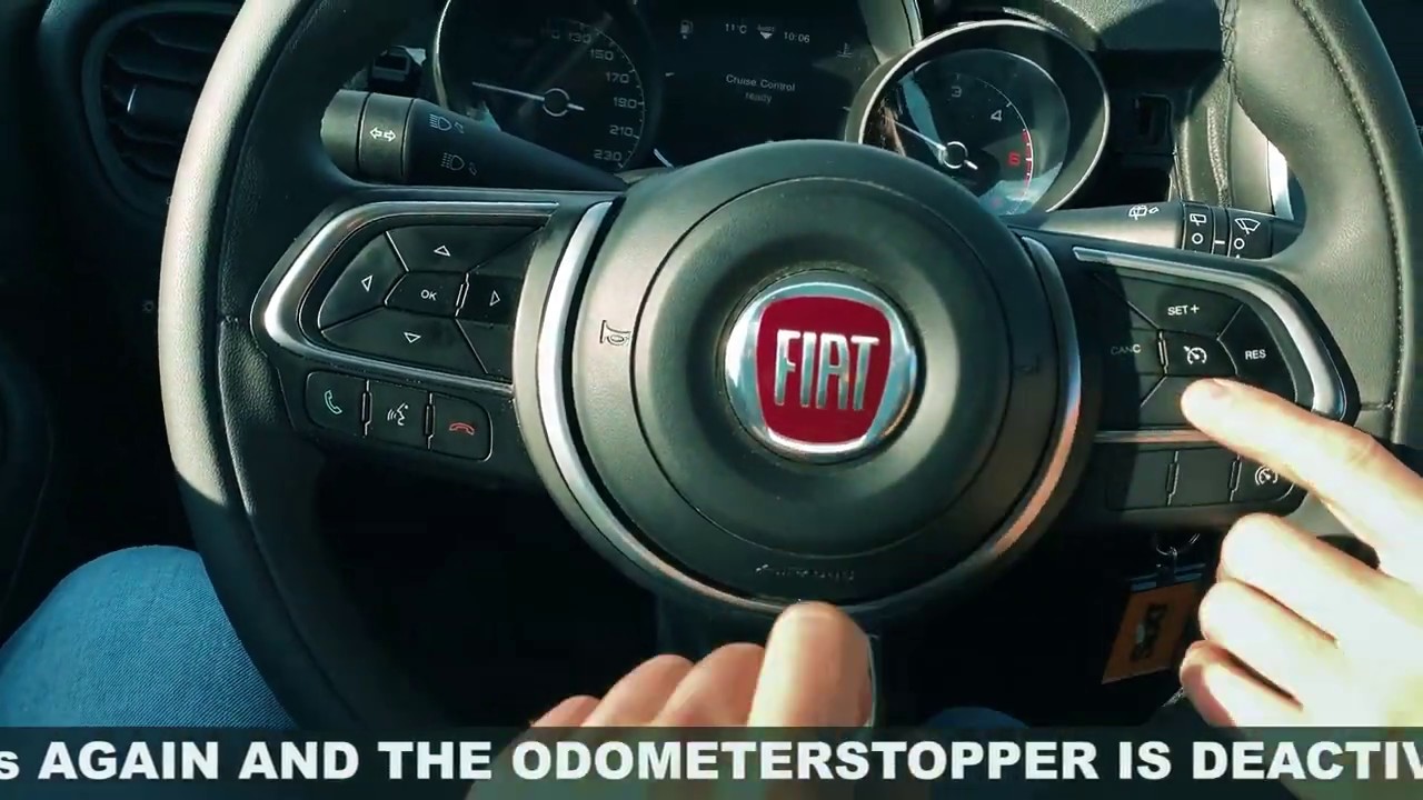 FIAT 500 X - L | MILEAGE STOP - change ODOMETER CORRECTION - KILOMETERFILTER | mileage correction