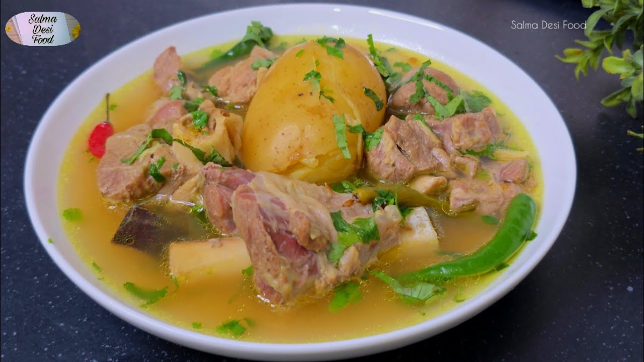 Namkeen Gosht Recipe/Restaurant Style Pakistani Food(Rosh)how to Make Yakhni/Urdu/مزیدار نمکین سالن