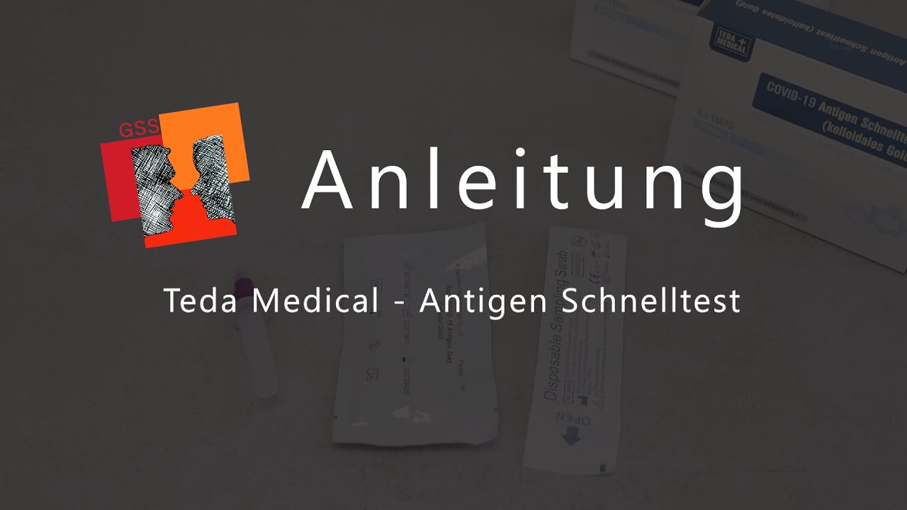 Anleitung COVID-19 Antigen Schnelltest (Teda Medical) | GSS Tübingen