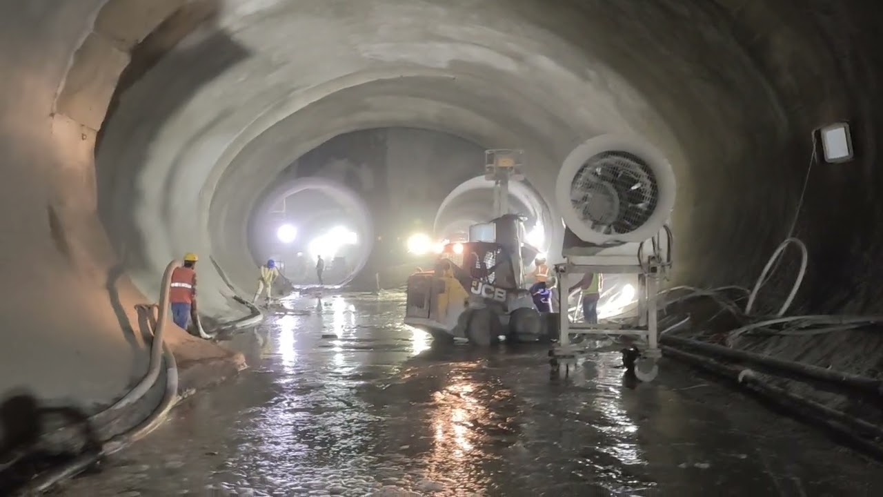 AMBERG profile as built set-up in Tunnel