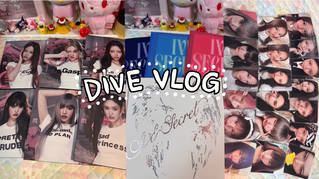 [다이브로그]아이브 앨범깡 XOXZ 스타쉽스퀘어 VER SET/디지팩 + 러브드 아이브 앨범깡 | 미공포 특전 | IVE SECRER Album unboxing #다이브로그#앨범깡