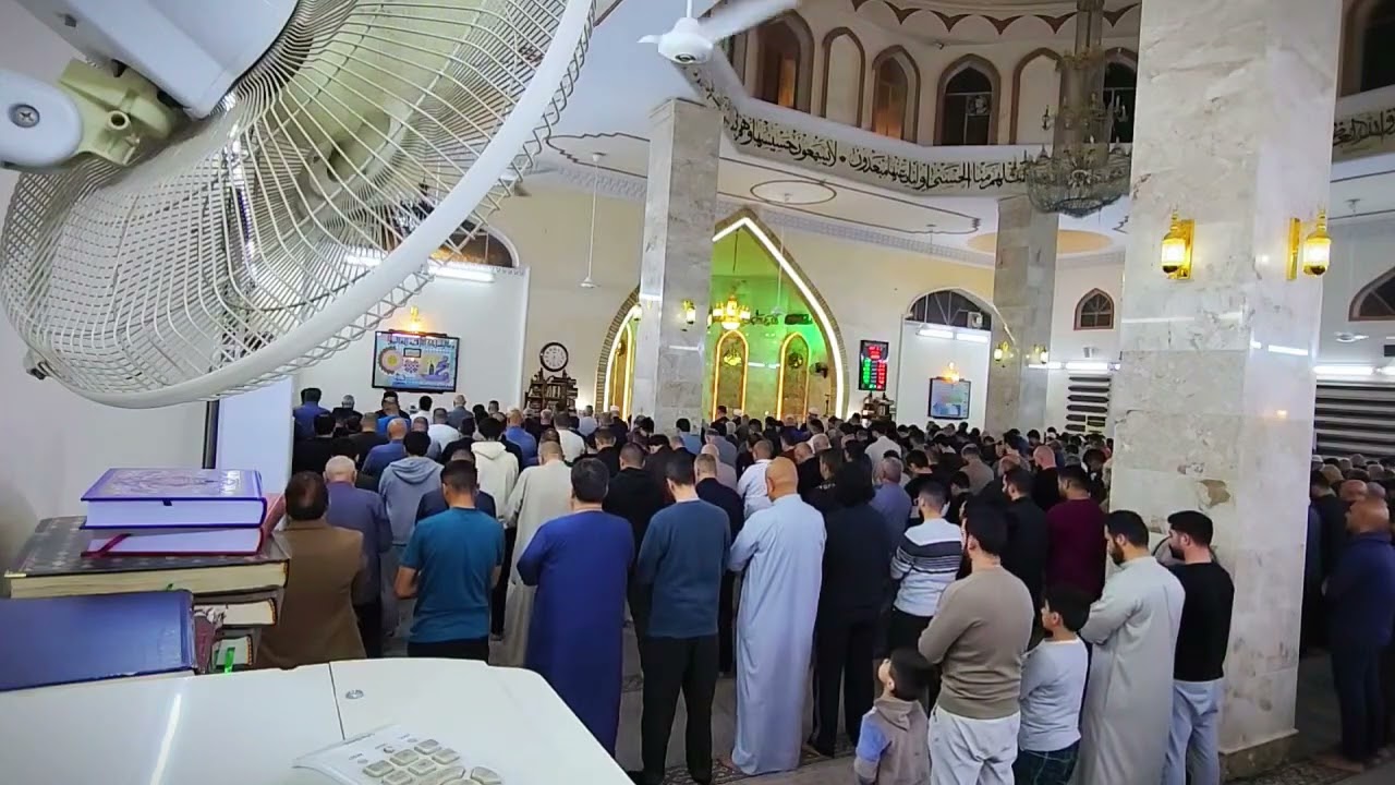 شيخ علاء إمام وخطيب جامع محمد رسول الله ﷺ في زيونة 716-بغداد-العراق
