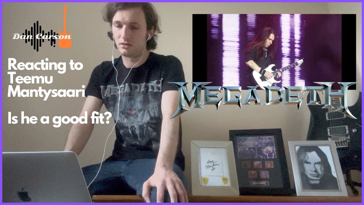 UK Metal Guitarist Reacts to Megadeth's Teemu Mantysaari | The current Deth shredder